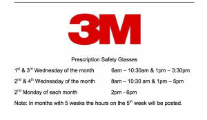 Safety Glasses-Sched