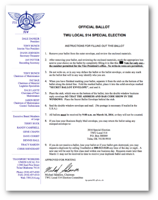 ballot