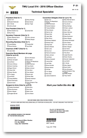 MCT Sample Ballot