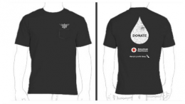 red cross blood drive t shirt